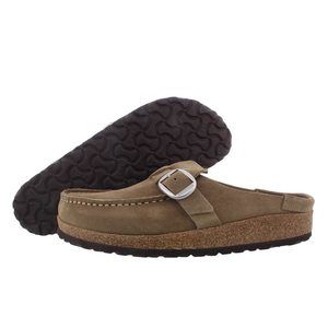 NEW BIRKENSTOCK BUCKLEY SHEARLING NARROW UNISEX SHOES SIZE 5, COLOR: BLACK